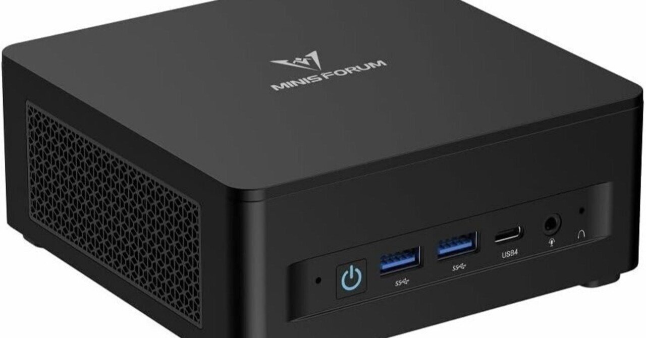 2025年最強の小型PC】MINISFORUM UM790レビュー｜Ryzen 9 7940HS搭載の