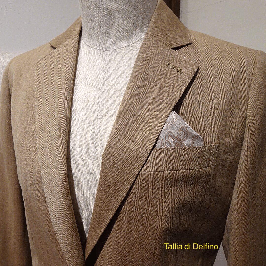 タリアデルフィノ　ダークブラウン　ソラーロ　 ビジネススーツ シングルブレスト タリアデルフィノ ダークブラウン ソラーロ ビジネススーツ シングル