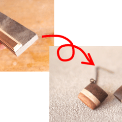 廃材から生まれた一輪挿し｜MOE｜クラフト工房『森のこのは』