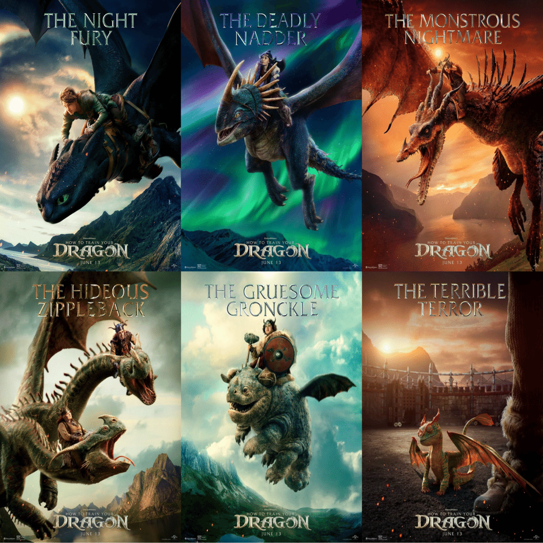 ネタバレ注意！実写版『ヒックとドラゴン』ポスター解説\u0026考察！｜鯨ヶ岬勇士, image size:1280x1067