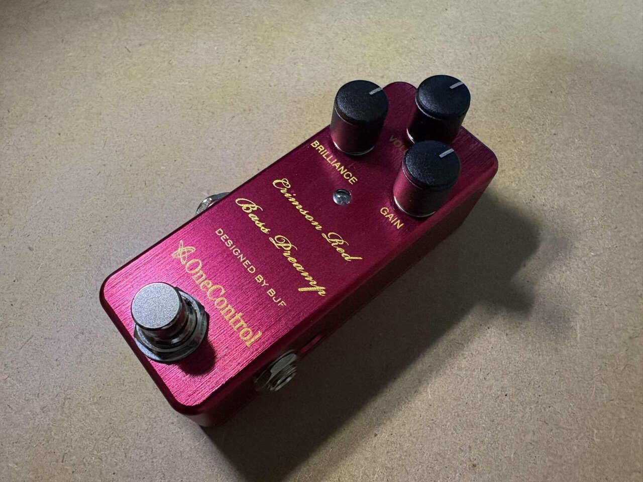 機材備忘録005 One Control Crimson Red Bass Preamp【ベース