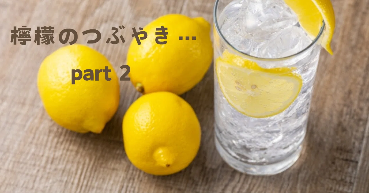 檸檬のつぶやき…いざっ！今夜は新・二代目檸檬堂！！｜Himiko檸檬