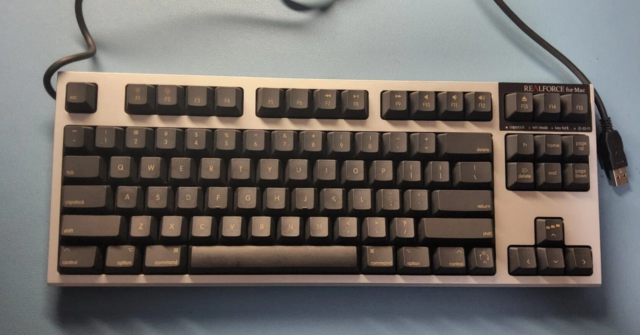 REALFORCE for Mac PFU限定 US配列 静音 realforce pfu limited editionレビュー｜yago