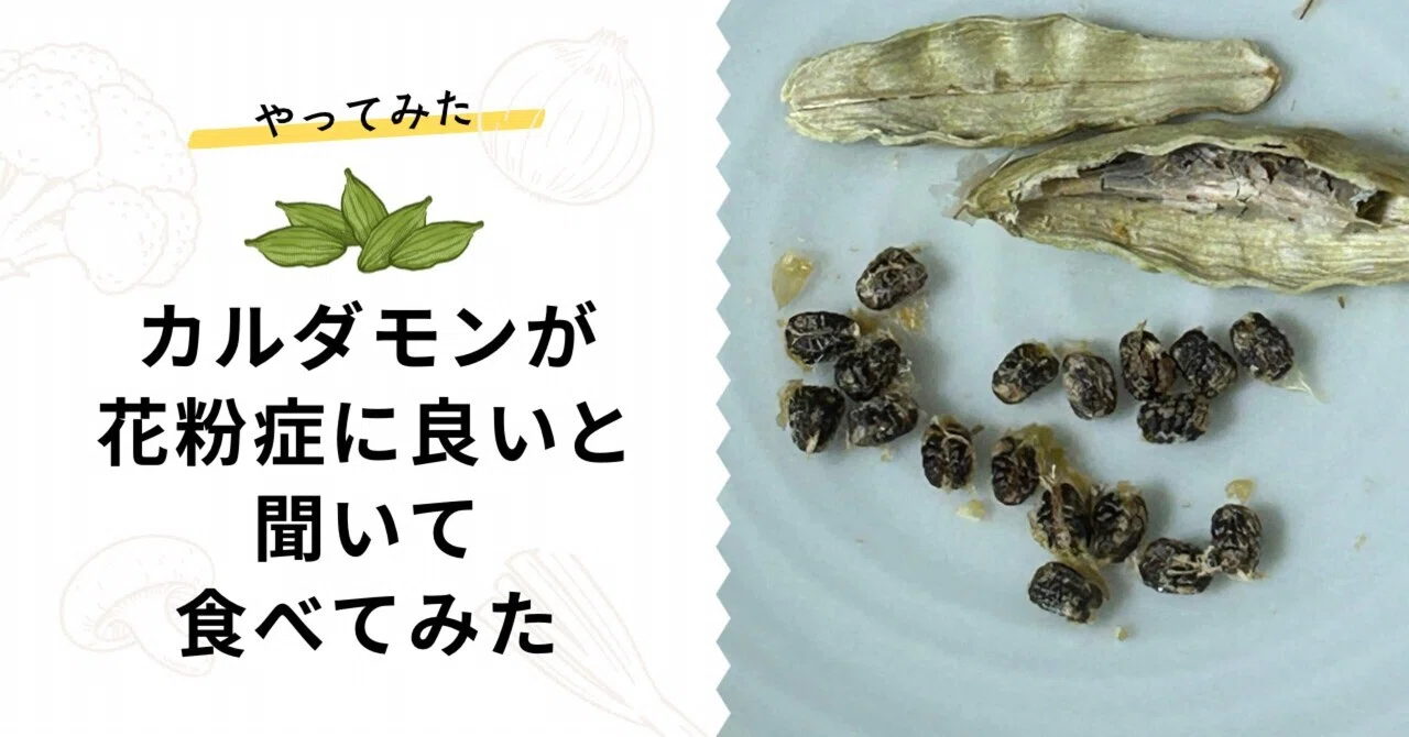 カルダモン 花粉 症