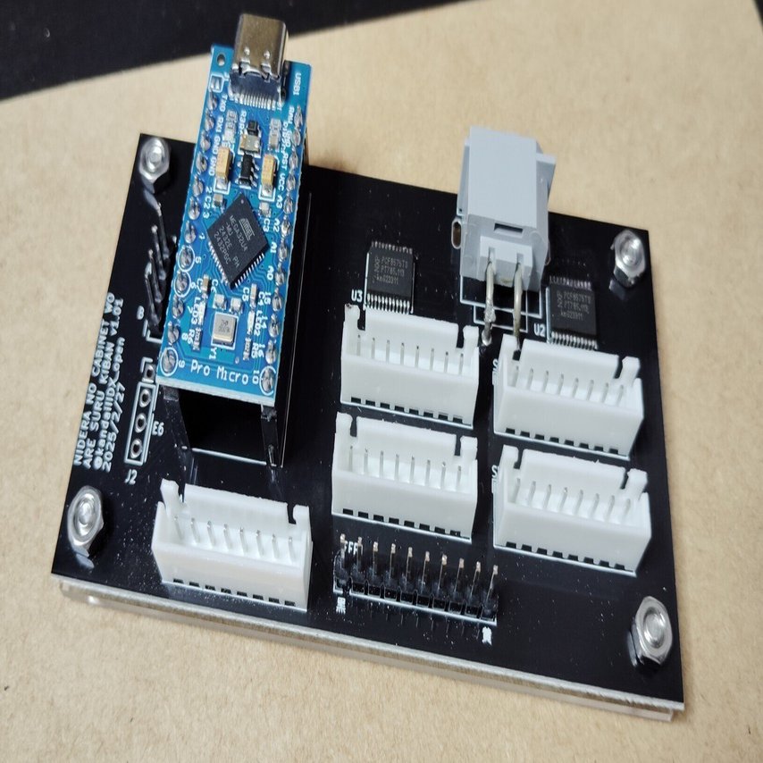 IIDX旧筐体純正コンパネをINFINITASに対応させる基板 その4 完成編