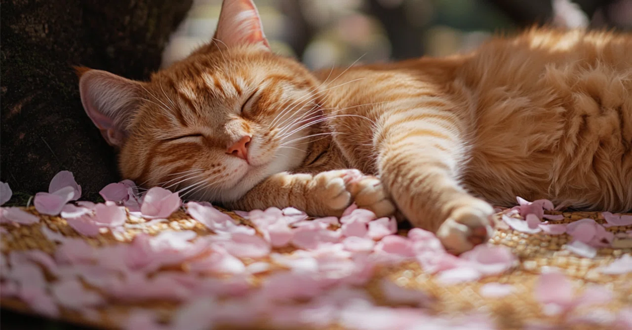 ねこ お花見にゃ その1🐾｜odyssey617