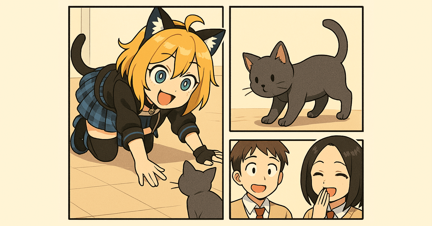 ChatGPTマンガ制作日誌①「にゃんだふる☆デイズ！」試作編｜星影