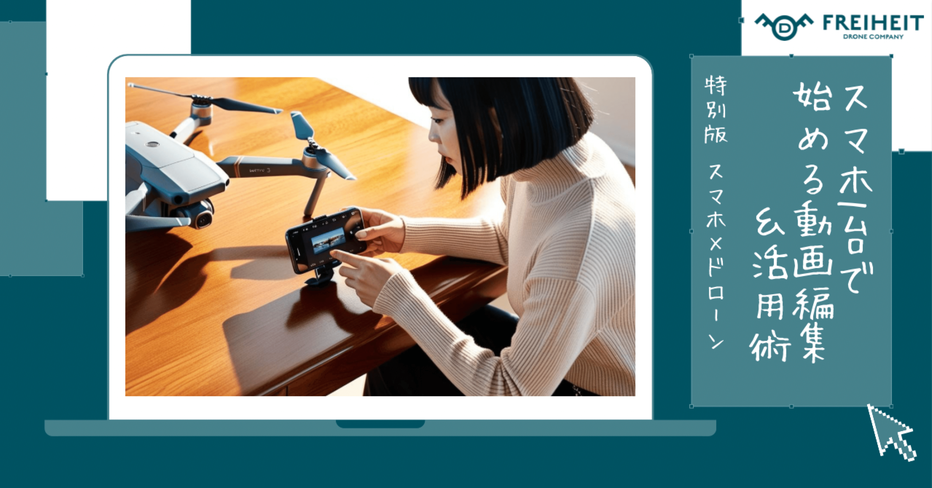 スマホ一台で始める動画編集＆活用術〜特別版 スマホ×ドローン(無料