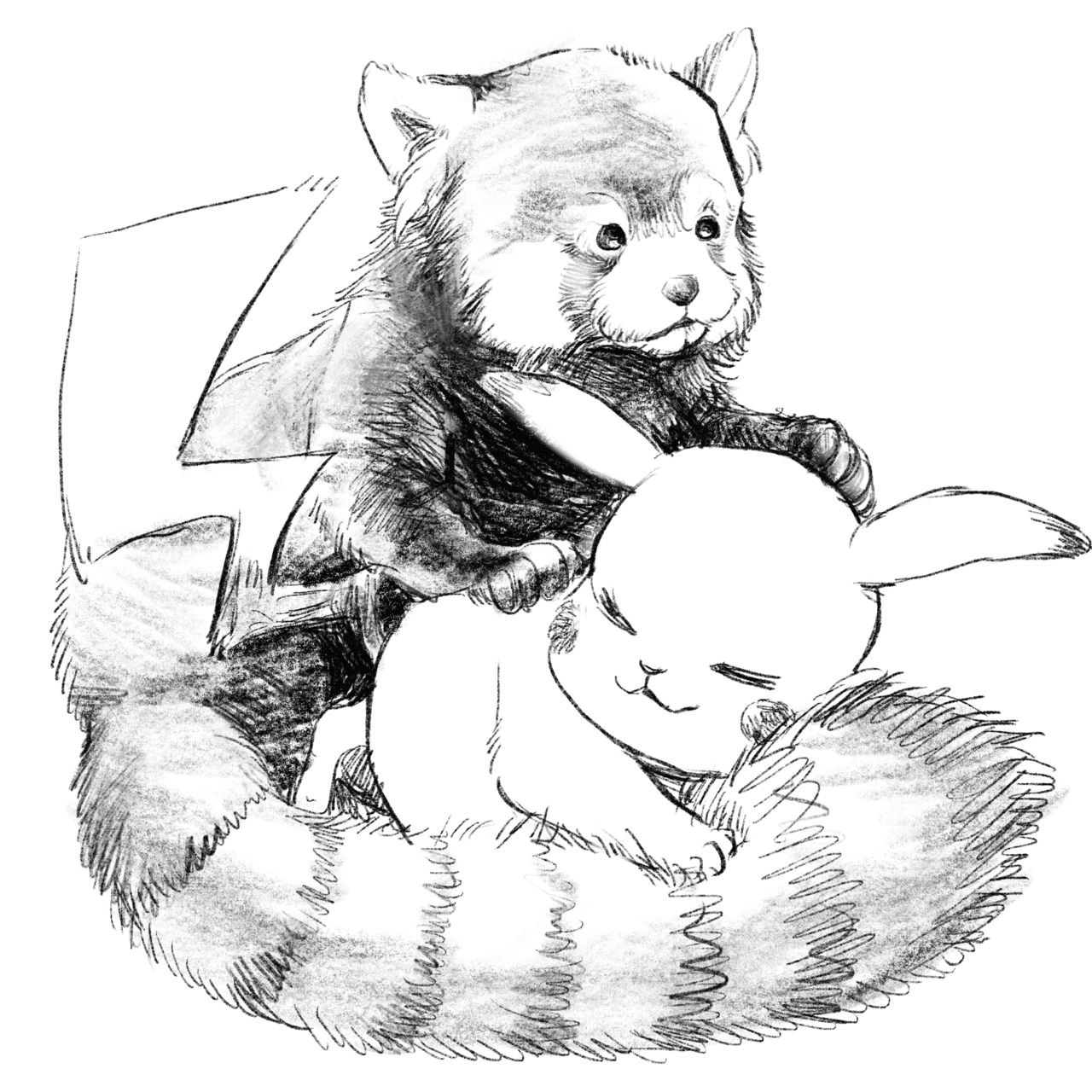 ピカチュウとレッサーパンダ えり Note ピカチュウとレッサーパンダ えり Note