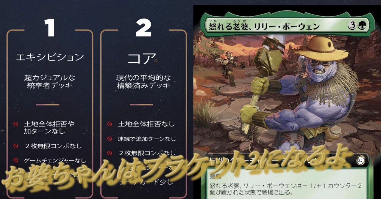 EDH】一年ぶりに100枚勢い書き、ウィズブラケット2・リリーボーウェン
