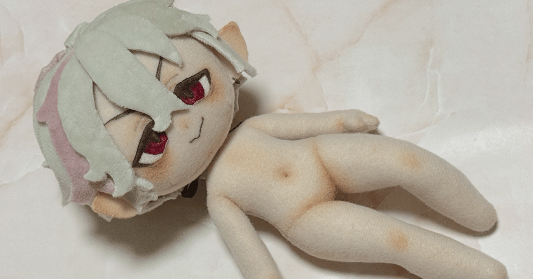 ドール体型なぬいぐるみ(男の子ボディ)の型紙と作り方｜LINK