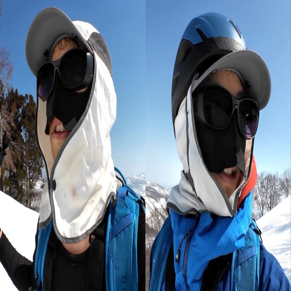 明治中期頃　焼き絵　山スキー 懐かしの写真集1001－昭和初期・乗鞍岳での山スキー