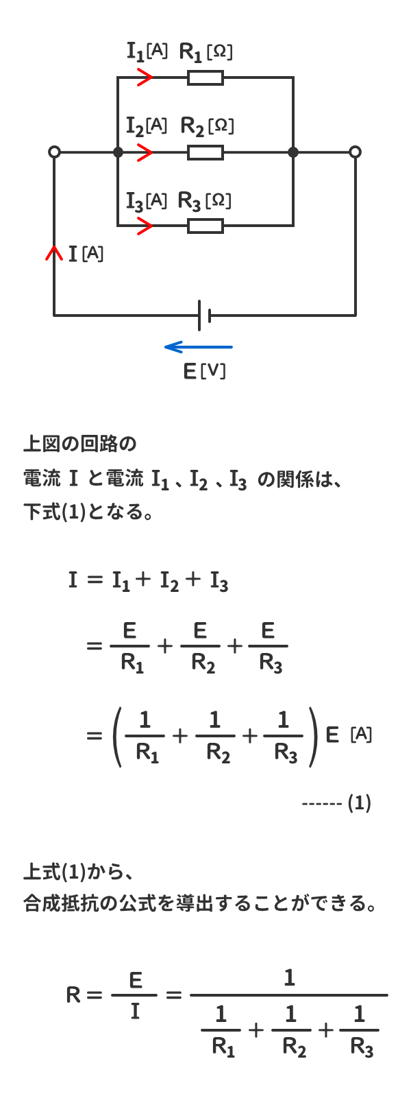 合成抵抗の公式【電験三種：理論】｜かわっち