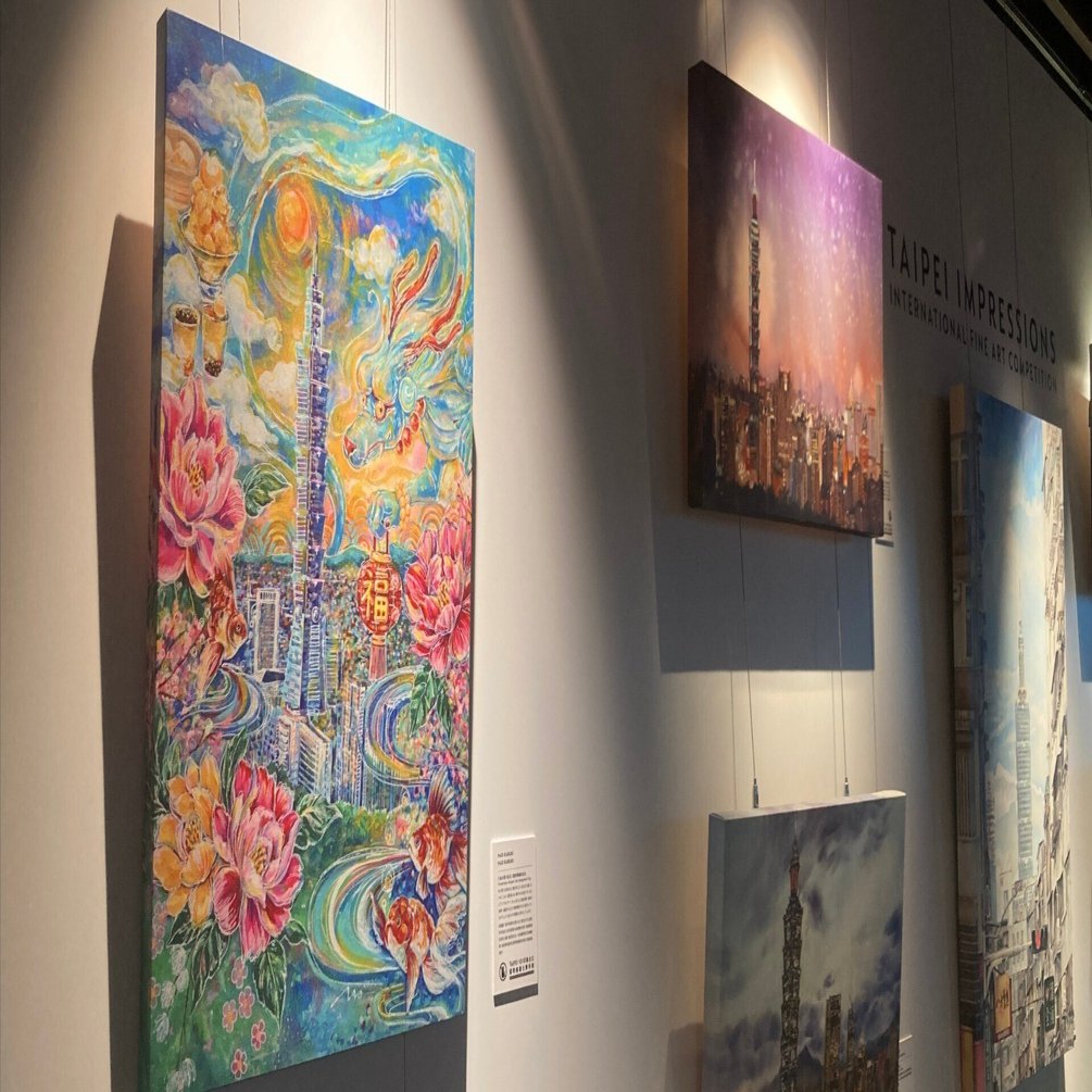 龍神絵画】台北101にて作品展示｜infinity artist NAO
