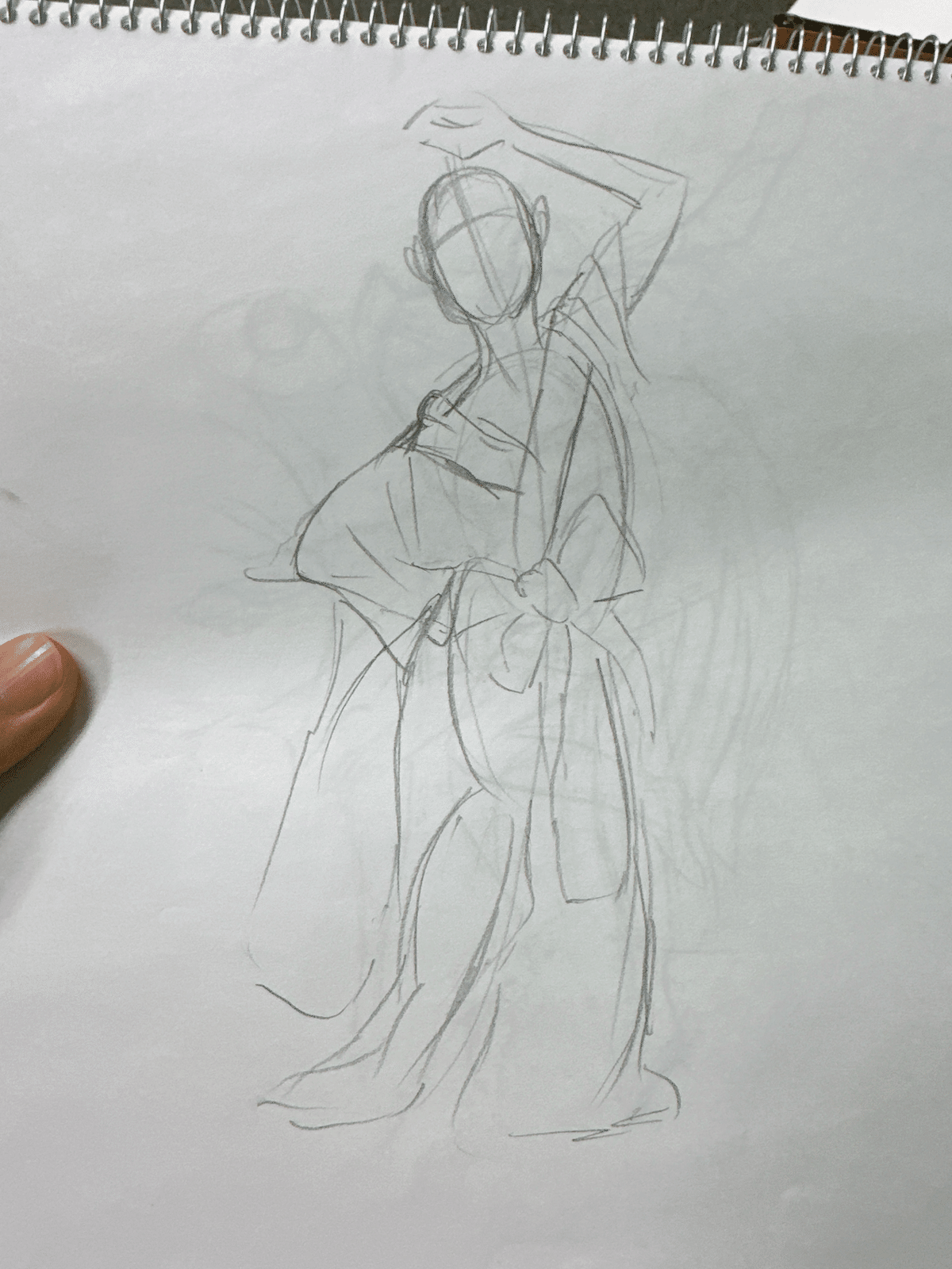 手描きイラスト 原画 和モダン 全身画 FT_uDtJagAM9Y-E.jpg
