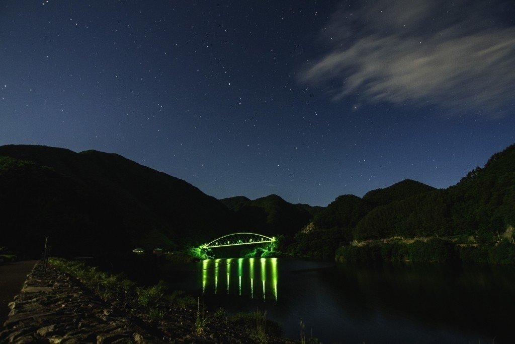 鹿鳴峡と北斗七星