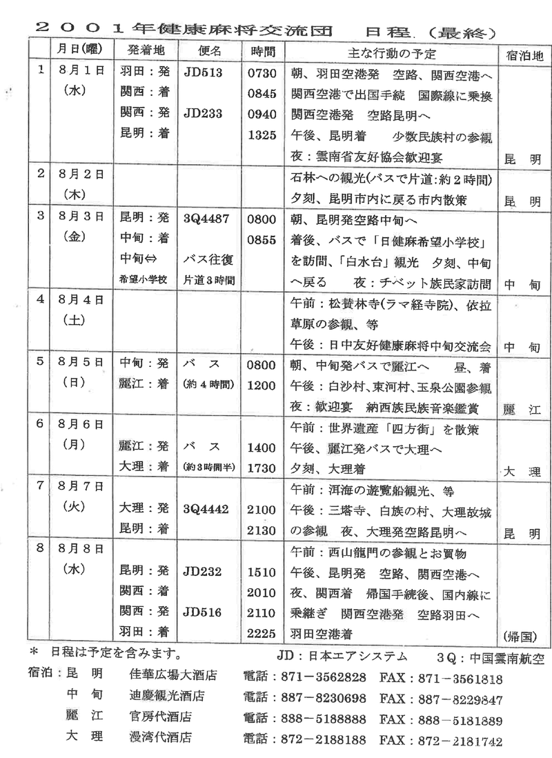 旅程表2001-08(1)