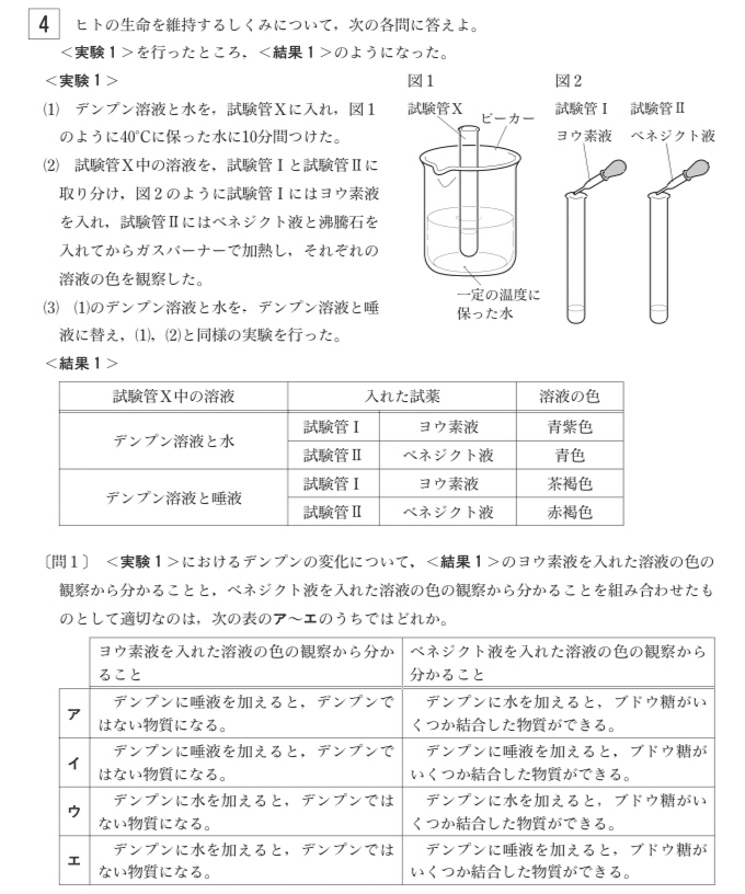 都立高校入試理科 唾液の働き 対策 坂本良太 都立専門 本質の勉強法を伝える受験講師 Note