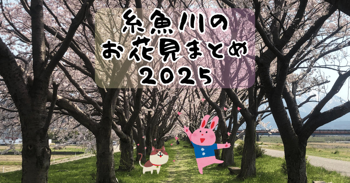 糸魚川のお花見まとめ2025｜いえかつ糸魚川 BLOG