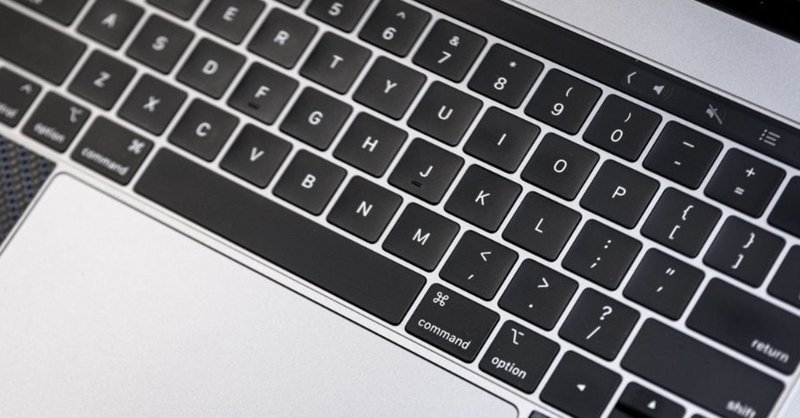 Macbook ProのTouch Barにファンクションキーを表示させる方法