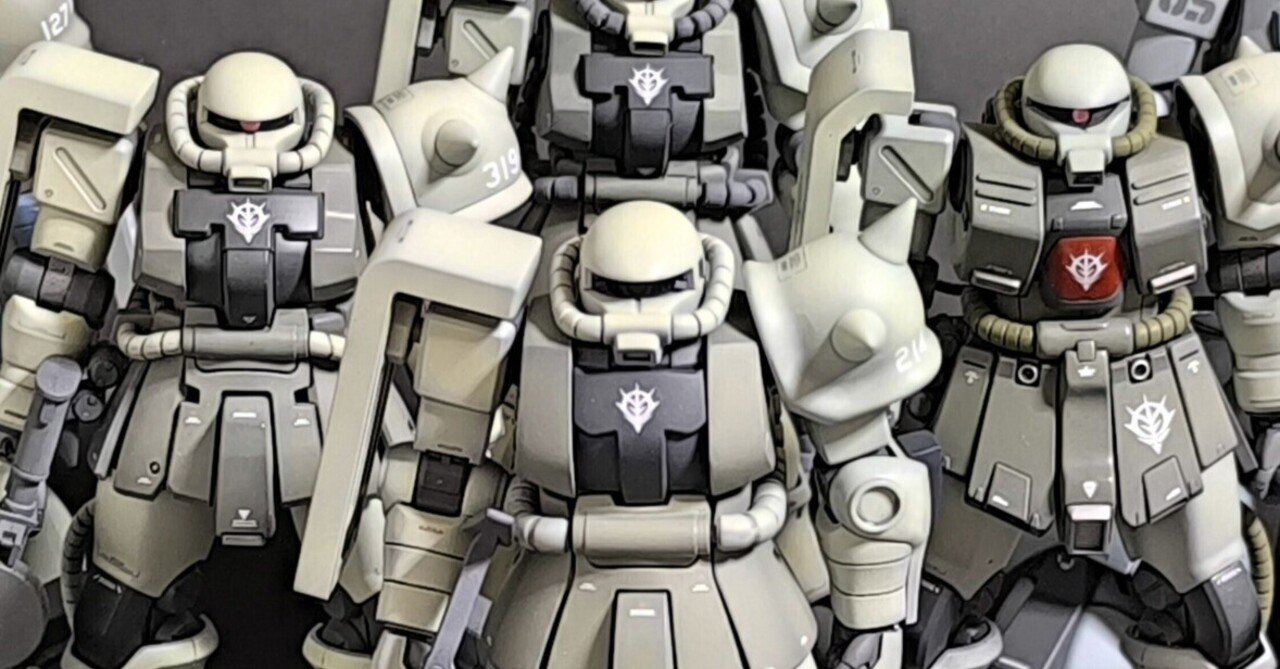 完成】HGUCザク(リメイク/ミキシング) ｜やきそば