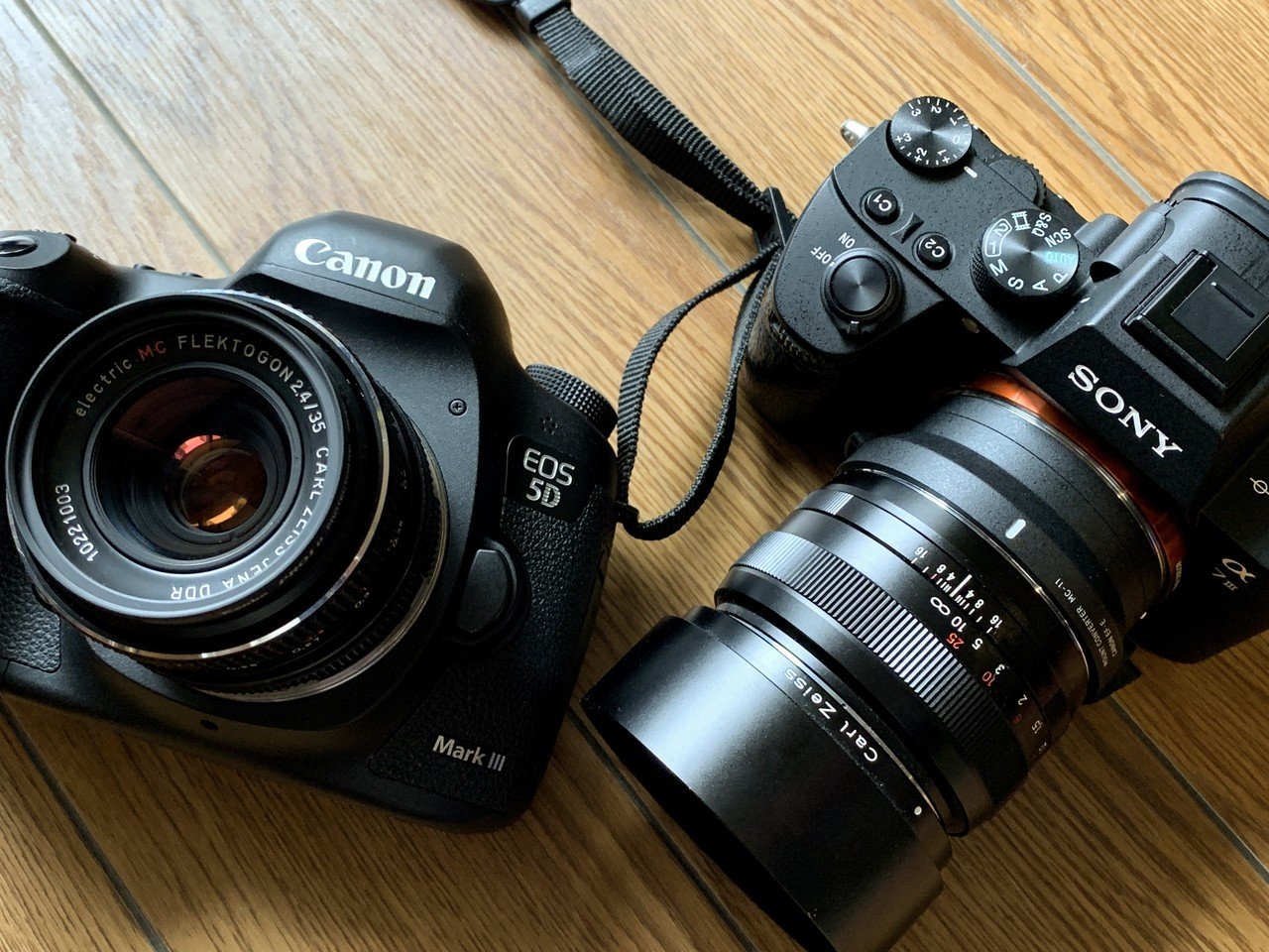 淀川で写真撮ろう。2つのツァイスでね」 な話。｜二人とカメラと