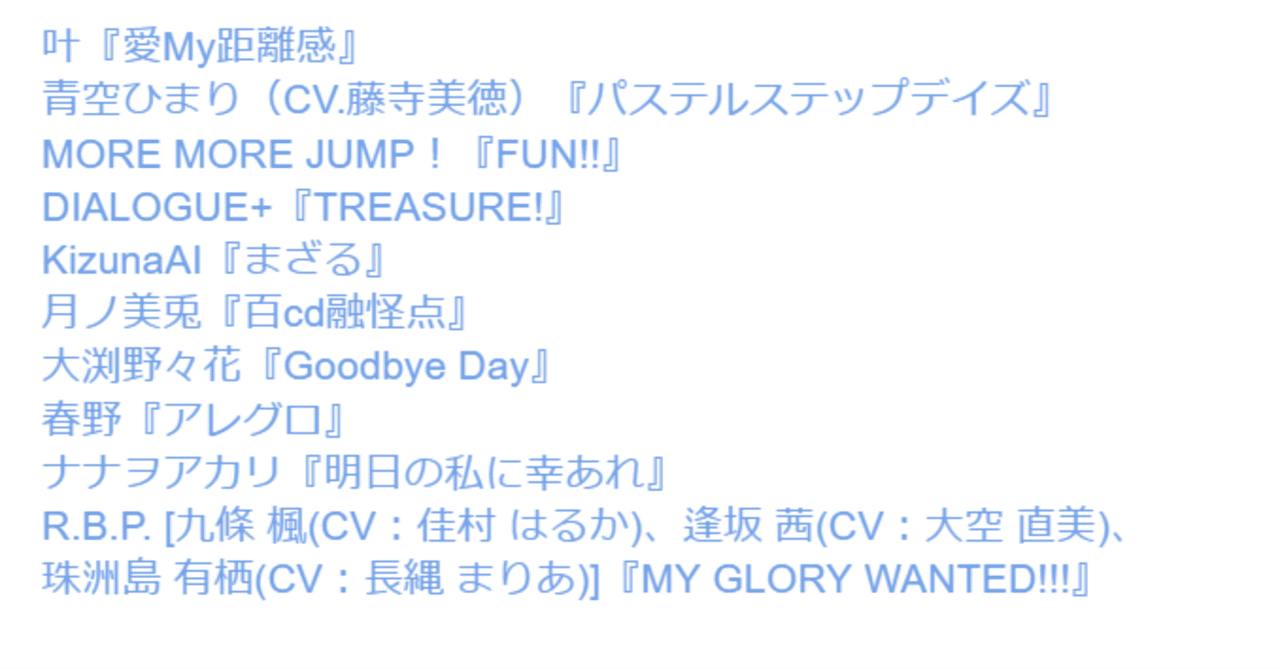 25年1月-3月の良かった曲10選｜蜜柑粒ハイライト
