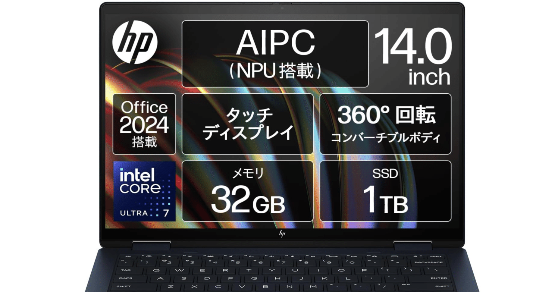 HP Envy x360 14インチ：究極のAIパワーとポータビリティを融合した2