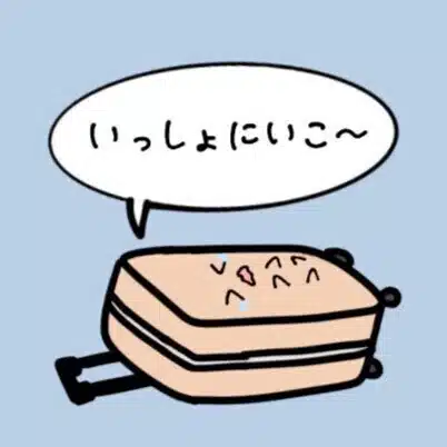 96年製のスーツケース