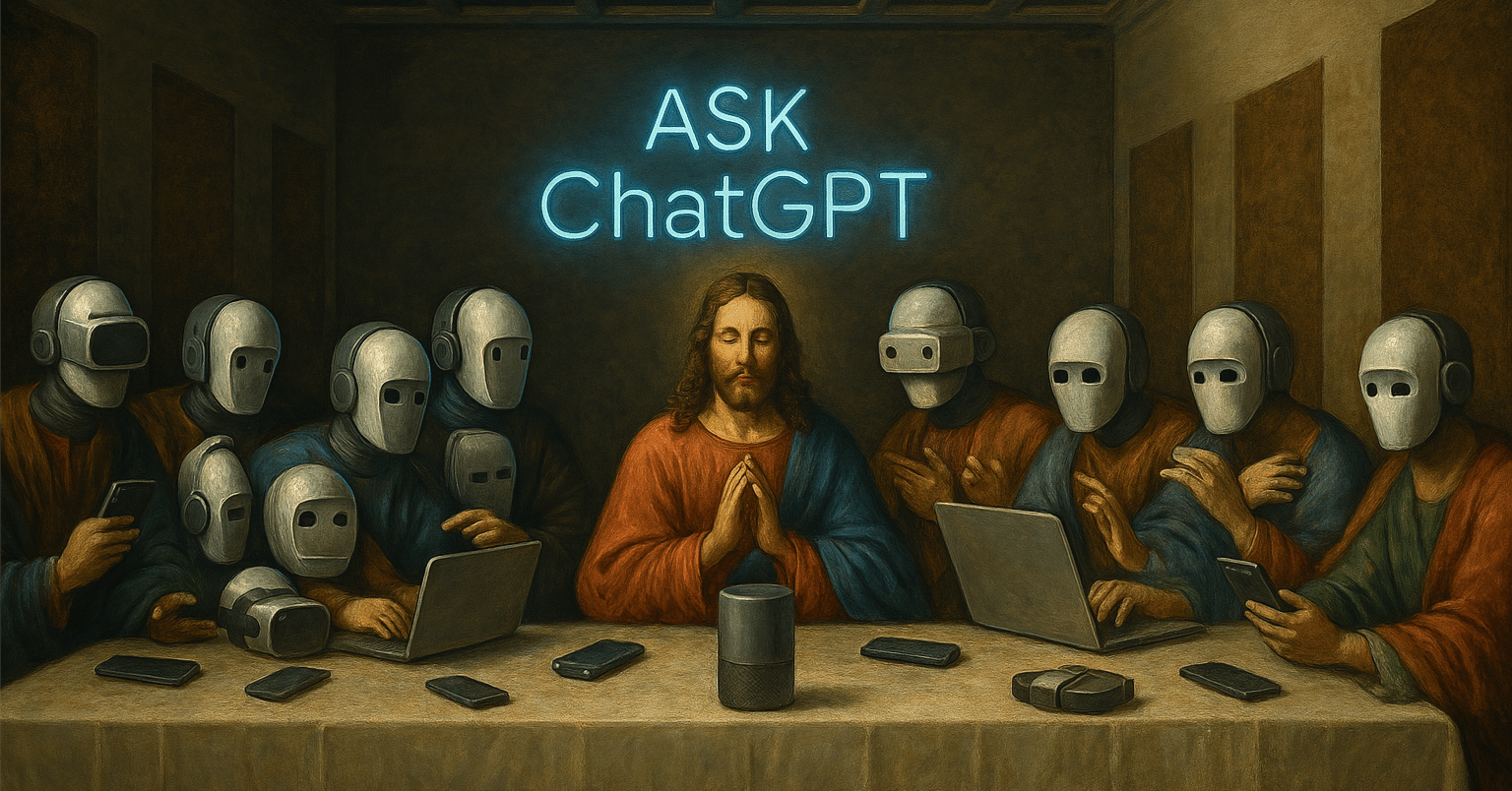 ChatGPTに描かせてみた】現代社会を有名絵画で風刺する。最後の晩餐
