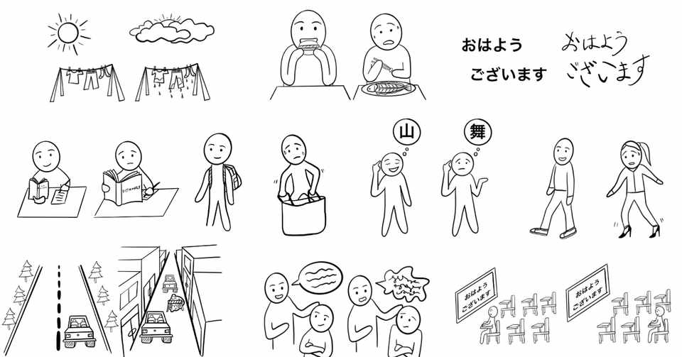 絵カード 日本語初級文型 やすい にくい 日本語net Note