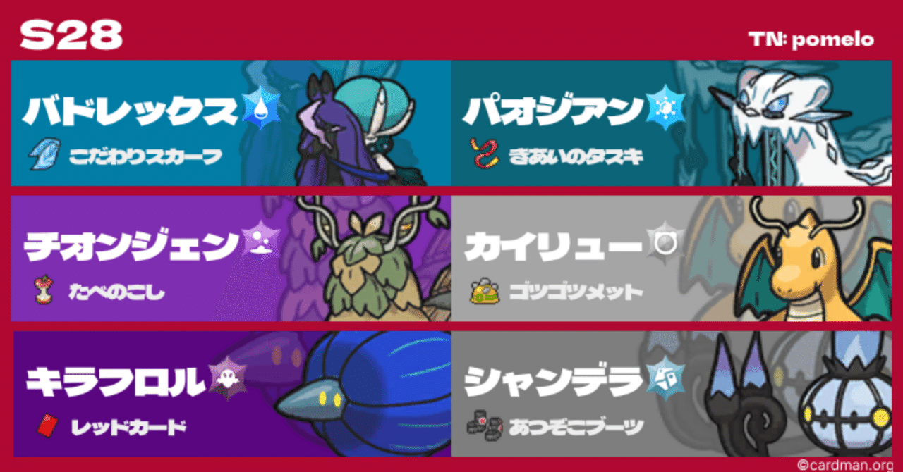 ポケモンSV S28 最終150位(レート2008) バドフロルチオン構築