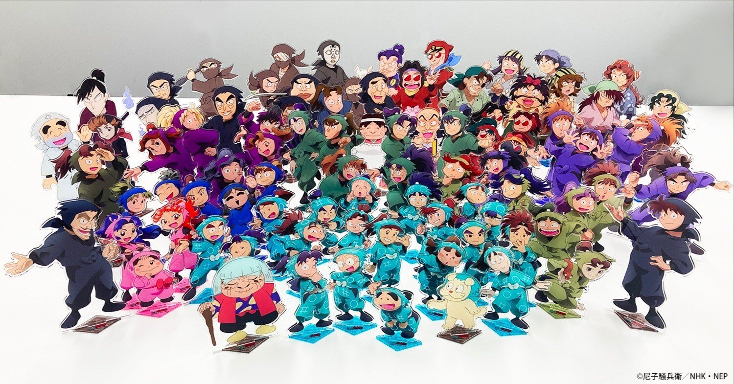 忍たま乱太郎』アクリルスタンド全86種の再受注販売がスタート