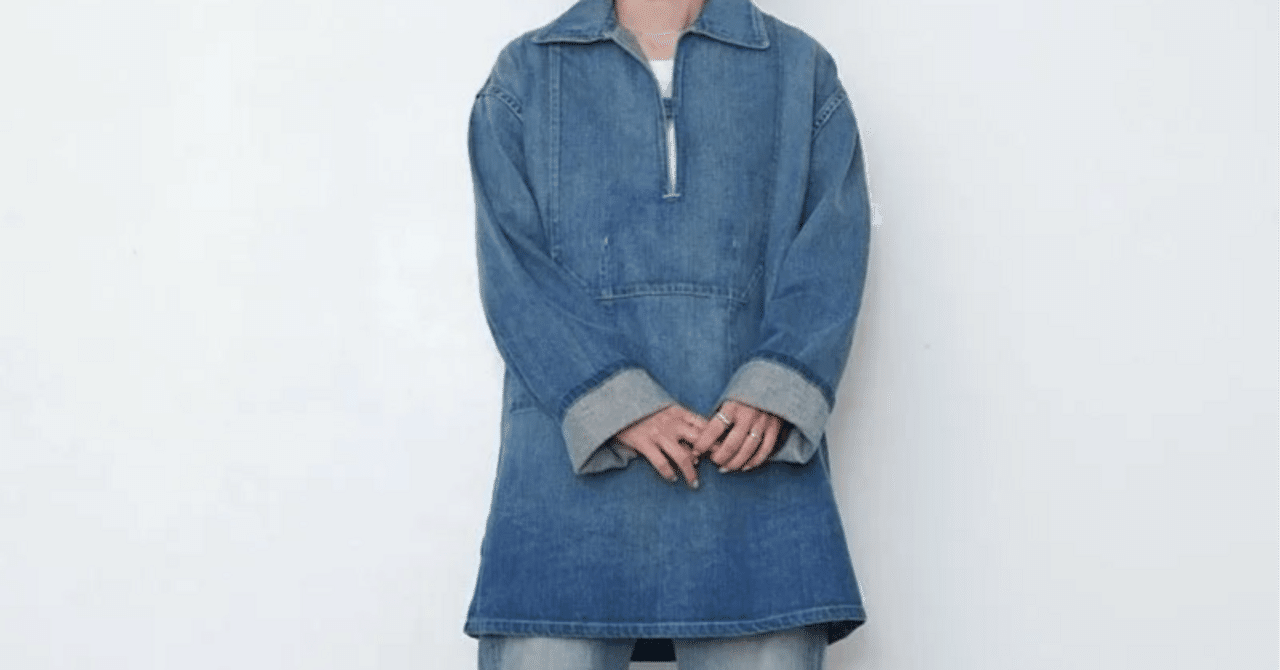 AURALEE】SELVEDGE FADED LIGHT DENIM P/O SHIRT ｜THIRTY' THIRTY'