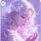 紫の花園で夢を語る
