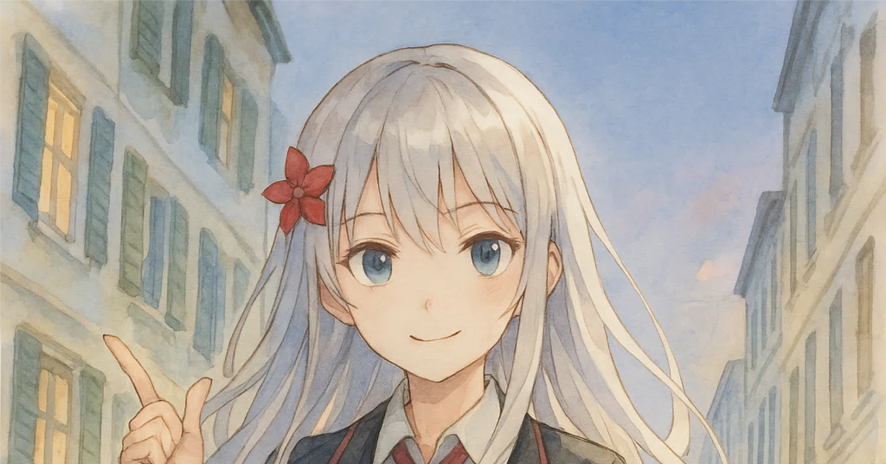 イラスト】ChatGptで簡単作成 水彩画風イラスト｜ひんやりミカン