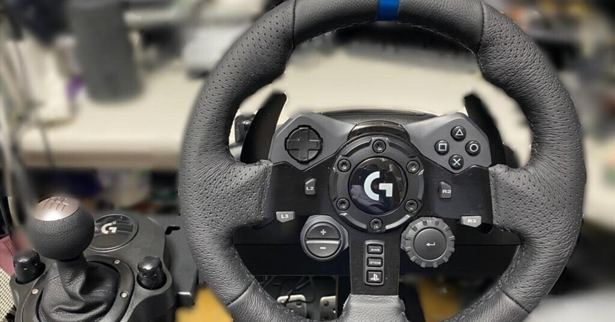 ロジクール TRUEFORCEレーシングホイール G923dをレビュー