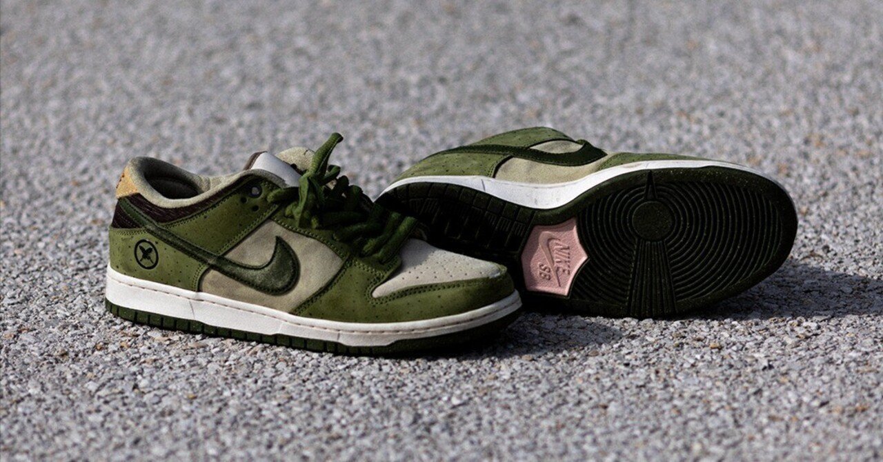 堀米雄斗の抹茶色のNIKE SB DUNK LOW、不自由なストリートスケートが