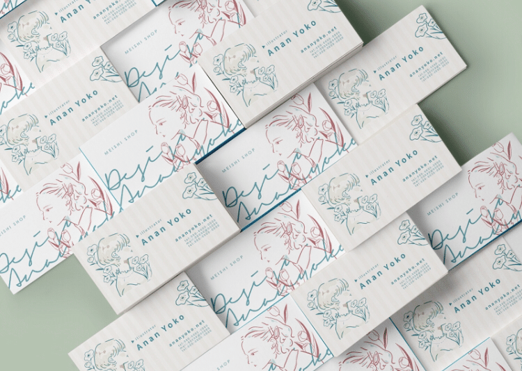 名刺andショップカード あなんよーこ イラストレーター Note