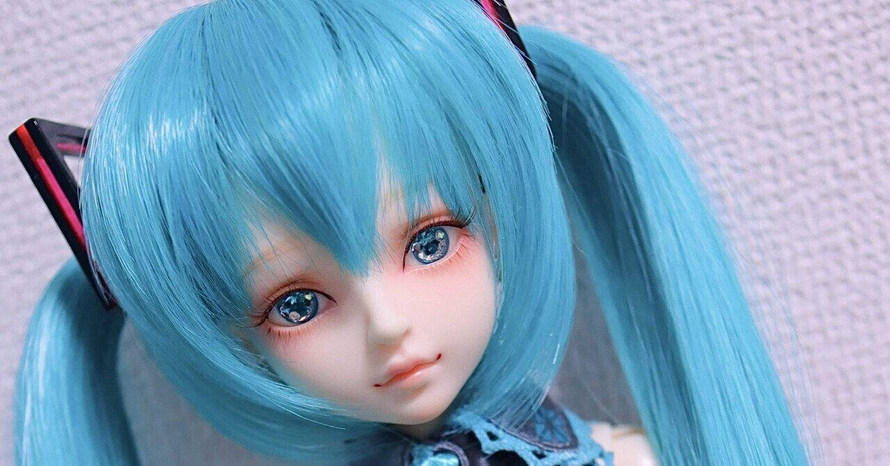 アイシードール青緑髪　写真プラス➕ アイシードール青緑髪