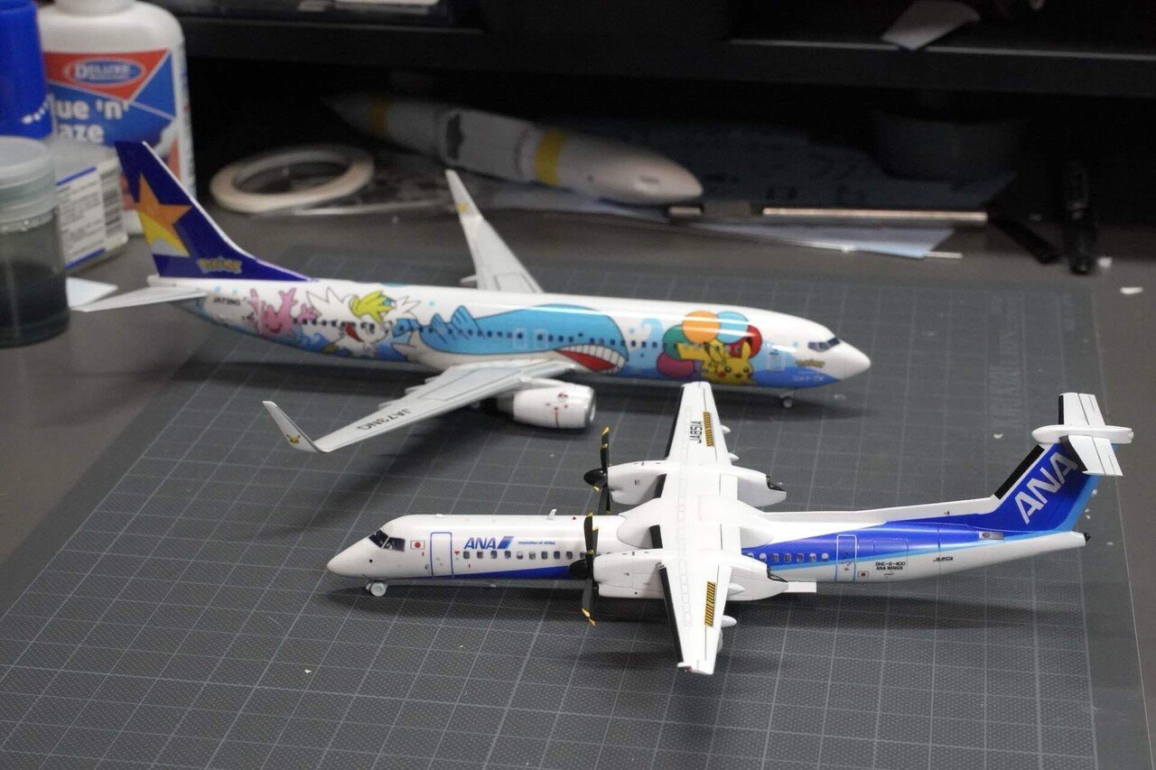 ハセガワ スカイマーク 737-800 JA73NG ピカチュウジェット 自作 ハセガワ スカイマーク 737-800 JA73NG ピカチュウジェット 自作