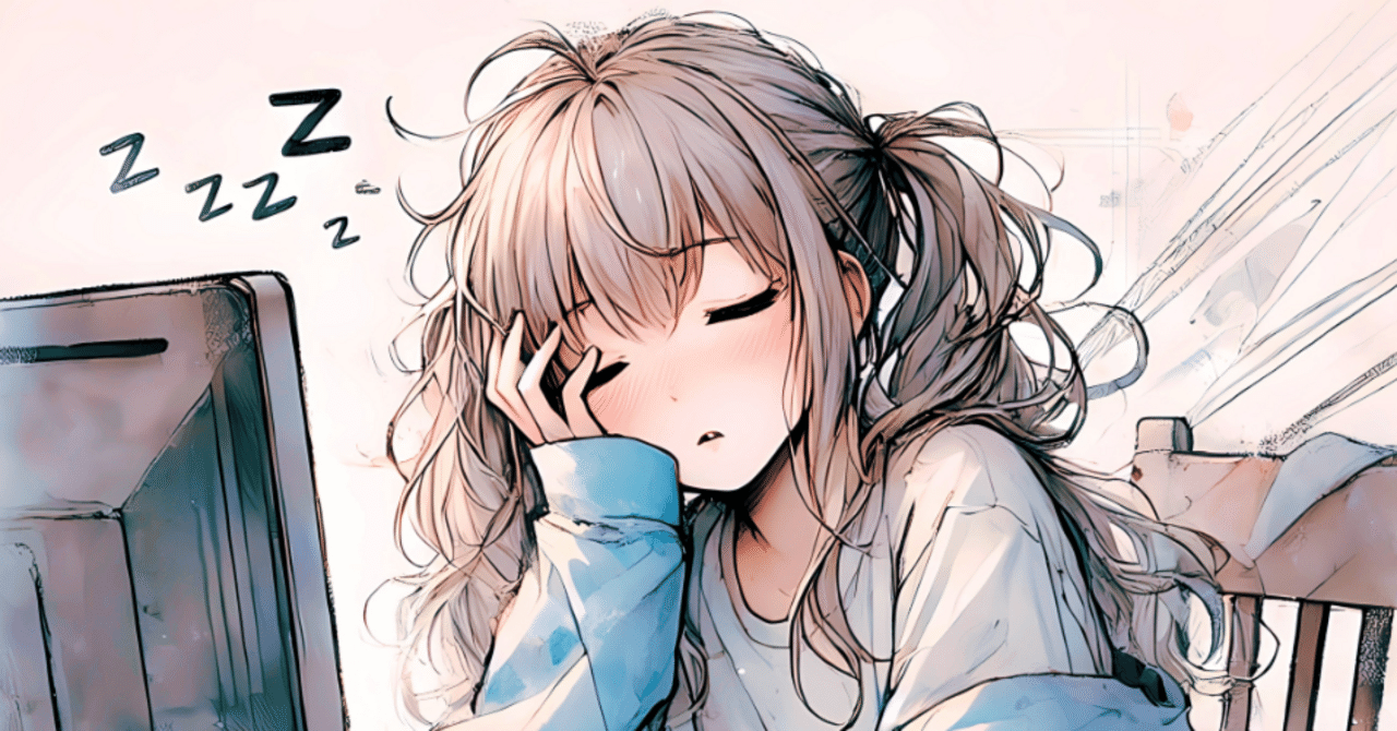 春の眠り 春眠という名の寝落ち｜AIイラスト｜Alpaka