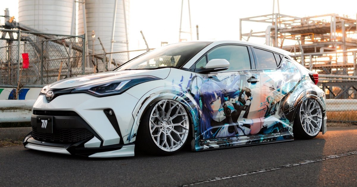 TOYOTA C-HR に 早瀬ユウカ を貼る。｜りすきーにゃん