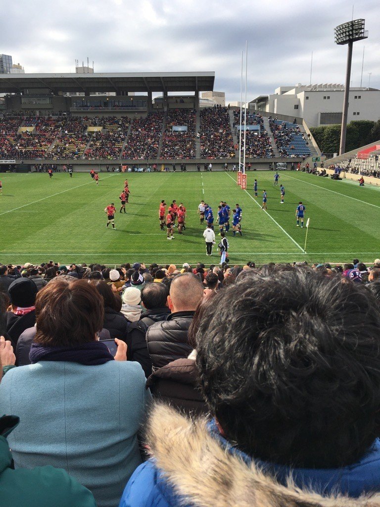 ラグビートップリーグ観戦記(20/1/12＠秩父宮ラグビー場：東京