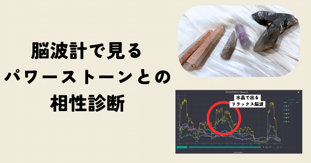 【驚きの結果】脳波デバイスを使ってパワーストーンとの相性診断はできるのか？