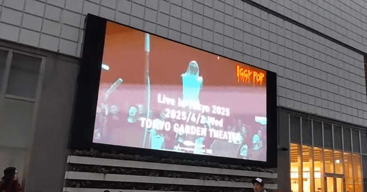 イギー・ポップの東京公演を目撃！｜田中宏明