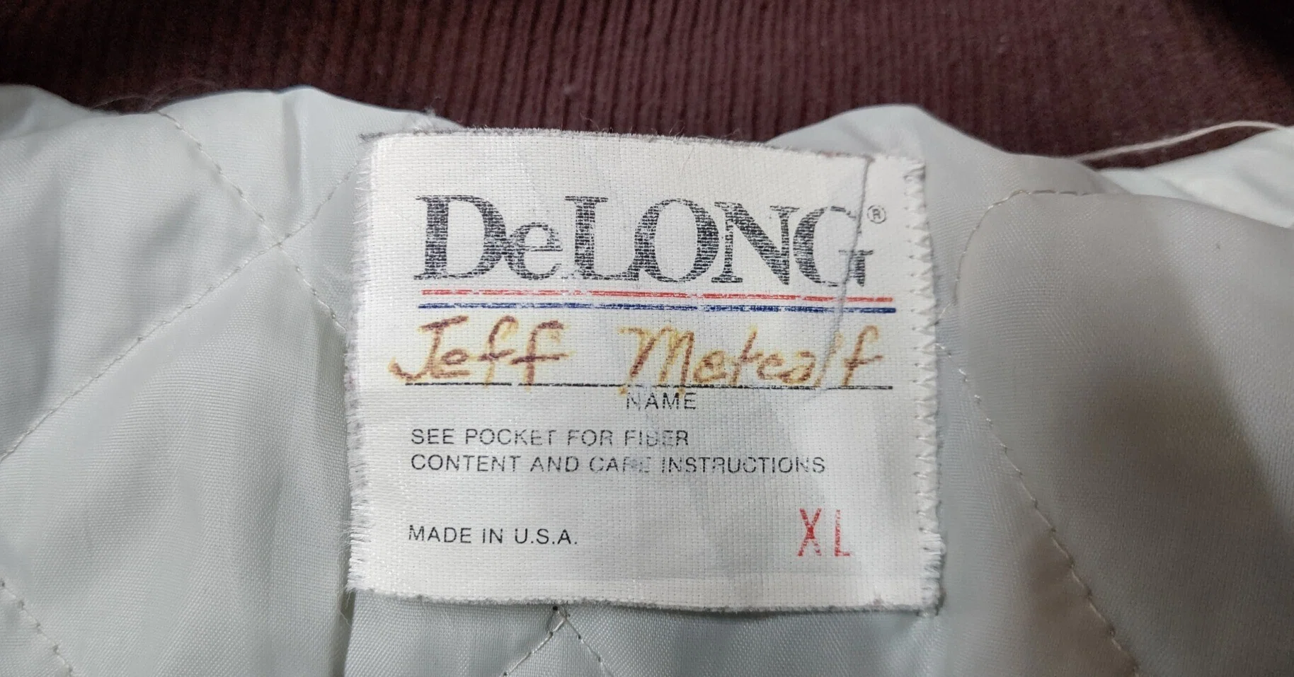 【ホシナ】80's USA製 Delong DeLONG社製🏆スタジャンをレスキューした🎉1980年代👨🏻‍🎓DeSales
