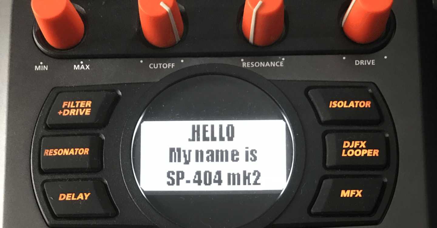 SP404MK2 Ver5.00 アップデート【第1回】｜DJ Yasu