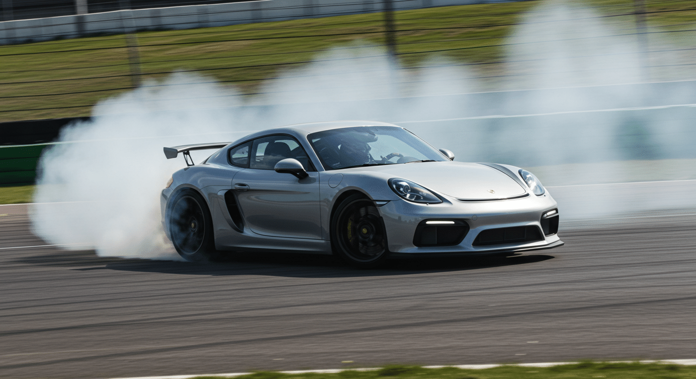 ポルシェGT4が富士スピードウェイで起こした衝撃のコースアウト事故