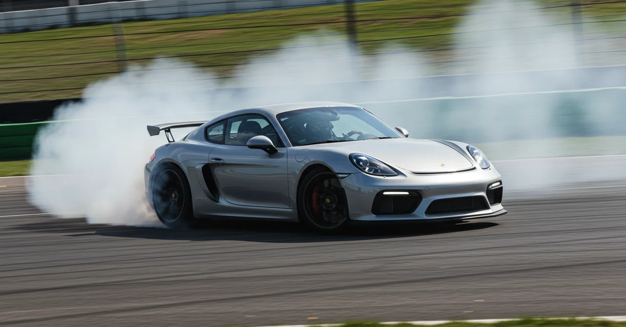 ポルシェGT4が富士スピードウェイで起こした衝撃のコースアウト事故